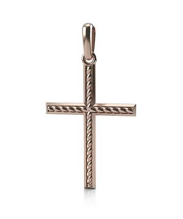 Крест из красного золота  ТК-кр8/к
