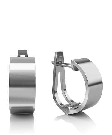 Серьги из белого золота  С865/б