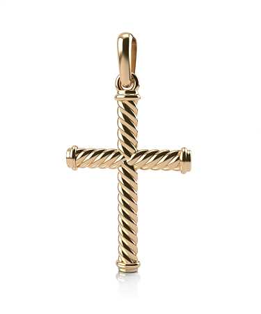 Крест из желтого&nbsp;&nbsp;золота  ТК-кр1/ж