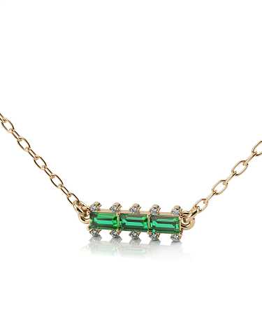 Колье из желтого золота с бриллиантами и агатами ДН-п44/ж