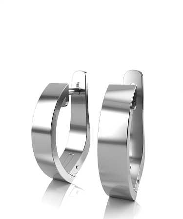Серьги из белого золота ДН-с102/б