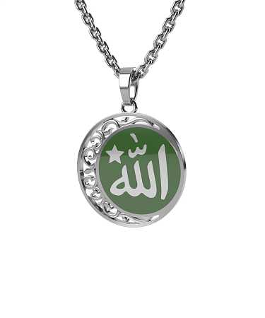 Колье из серебра с керамикой Сура-п1бз/с